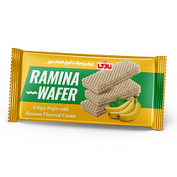 نادی ویفر رامینا کریسپی خانواده موز 125 گرم